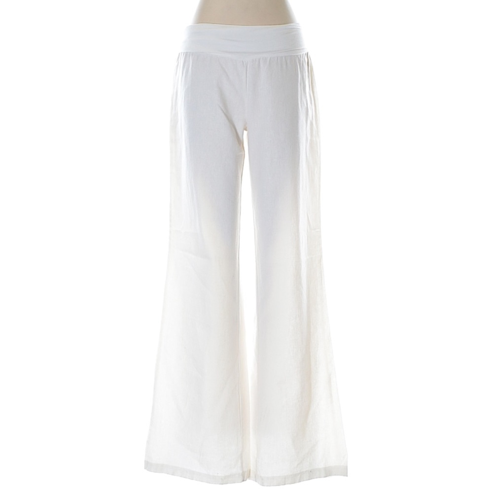 Love Tree White Linen Pants